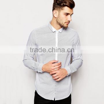 100% Cotton Business Mens Shirts With New Stylish OEM Long Sleeve Shirts for Men