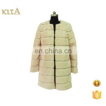 High quality OEM service elegant winter faux fur coat