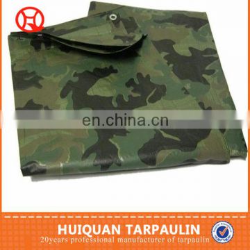 Camoflage tarpaulin for army tent