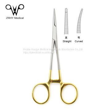 125MM/140MM Medical Reusable  Gold Styptic Forceps