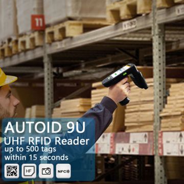 AUTOID9U Handheld Data Collection UHF RFID Reader for Warehousing