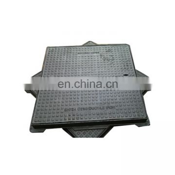 Water used square 600X600 ductile iron  manhole cover