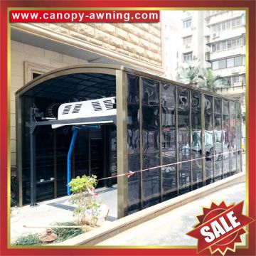 outdoor alu aluminum pc polycarbonate parking carport garage car shelter canopy awning cover for sale