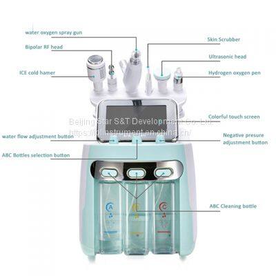 Eliminate Facial Blemishes Hydra Facial Device Machine Beauty Instrument