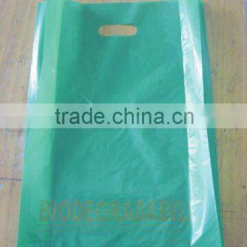 Customized color plastic biodegradable shopping bags