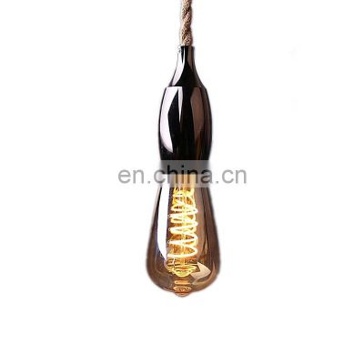 Nordic Hemp Rope Pendant Lights Fixture E27 LED Modern Creative Hanging Lamp DIY Indoor Lighting