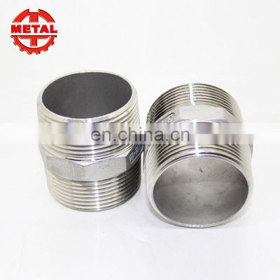 Newly seamless nipple stainless steel pipe fittings food grade