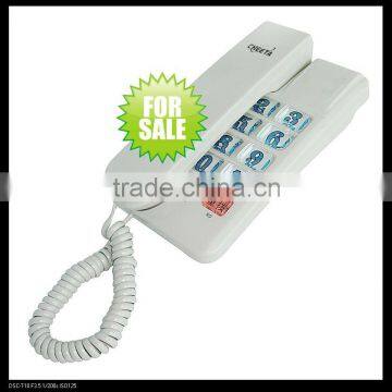 Big button crystal button slim corded telephone