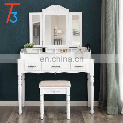 Console Furniture Professional Makeup Wooden Modern Dressing Table