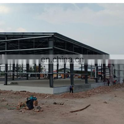 Customized Design Drawing Low Cost Prefab Building Steel Structure Industrial workshop steel structure