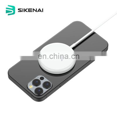 SIKENAI 15W QI Wireless Charger Pad for iPhone 12 Strong Magnetic Fast Charging Magsafe Charger for 12 pro max