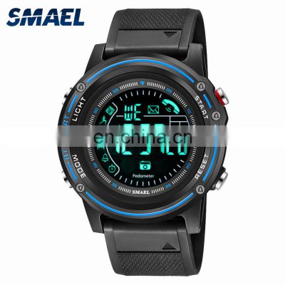 SMAEL 8041 Japan Movement LED Lights Men Big Dial Fashion Sport Water Proof Smart Watches