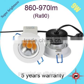 Downlight Item Type and natural white Color Temperature(CCT) 9W square led downlight