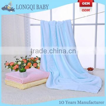 BB-MD-004 Longqi baby supplies 100% cotton velvet pile blanket