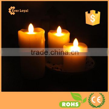 Dancing Flame LED Candle Moving Wick Flameless Candle Dripping Surface