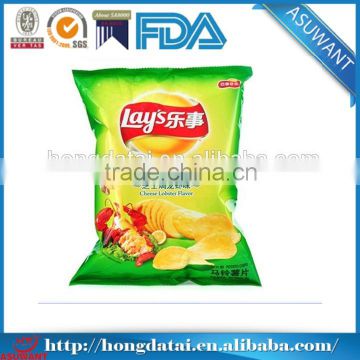 Plastic food bag/Snack packing bag/potato chips packaging bag