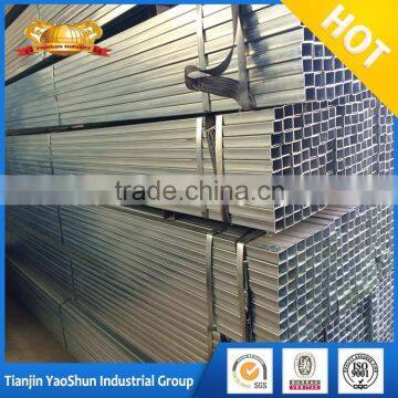 75 x 50 x 3 galvanised square tube 38*38*0.9mm pre galvanized square steel pipe