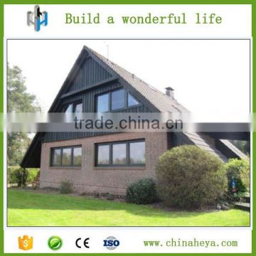 Light steel structure moving prefabricated house villa for sale