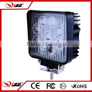 hot sale For car/motorcycles/jeep, SUv 10w 12w 27w auto led work light 27w led work lamp square light