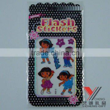 Dora glitter flash sticker