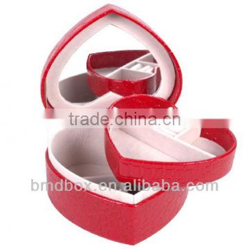 luxury heart shape wedding favor gift box