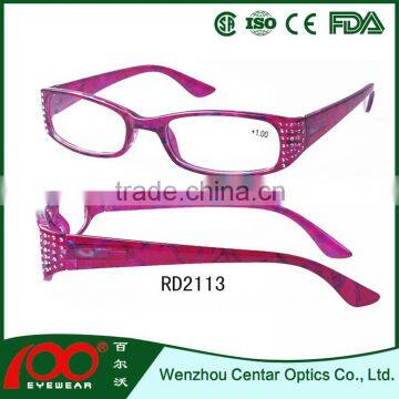 Fashion diamante reading glasses, good design reading glases, beauty reading glasses