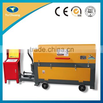 Automatic coiled wire steel bar straightening and cutting machine