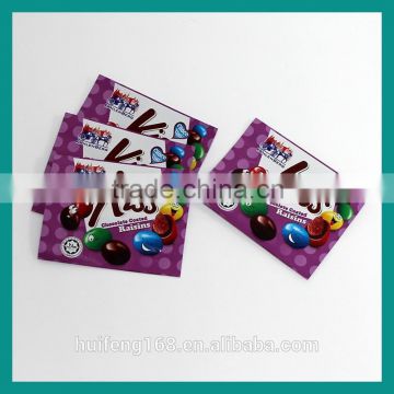 Hot Sale Recyclable Dongguan Fin / Lap Seal Bag for Candy