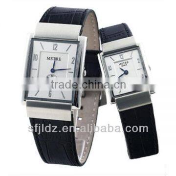 Casual square ancient quartz lovers' fashion watch