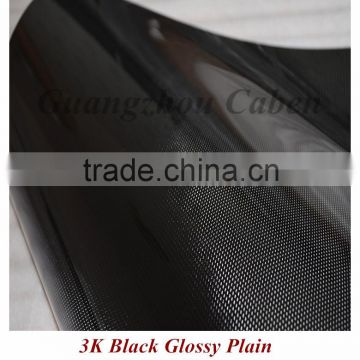 Best selling 3K Black Glossy Plain 500/400*500*0.25mm carbon fiber sheets