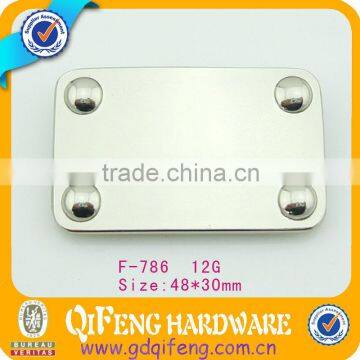 China supplier Gold Metal Tag with customized engraving logo