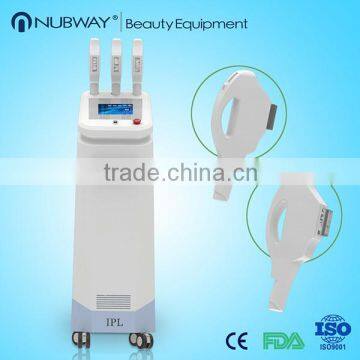 2015 Newest Design Ipl Hair Removal Beauty Hair Removal Equipment/e-light Ipl Rf+nd Yag Laser Multifunction Machine Fine Lines Removal