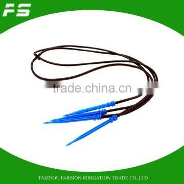 Potting Irrigation Four Branches Straight Arrow Dripper Set 50CM PVC Vinyl Hose And Barbed Connectors DN3/5