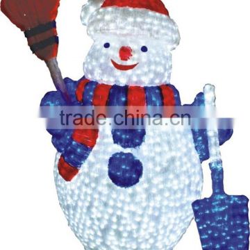 LED holiday decorative Christmas led 3D snowman light