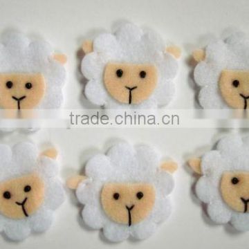 hot sale high quality new products handmade durable fabric felt sheep toy sticker best selling on alibaba express