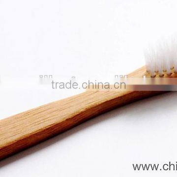 white color toothbrush, bamboo toothbrush
