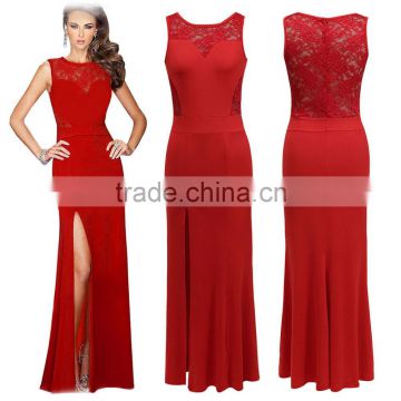 NEW LADIES LACE EVENING COCKTAIL PARTY BRIDESMAIDS BODYCON MAXI DRESS