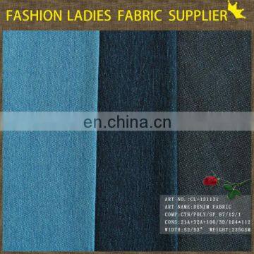 High Quality CTN/POLY/SP Denim Fabric For Jeans,New Fashion Denim Fabric