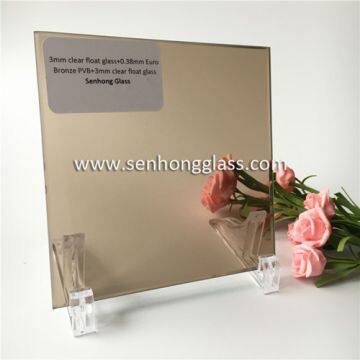 Bronze Laminated Glass