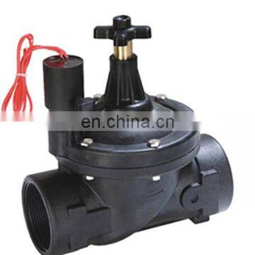 2 way with flow control plastic 2 inch water solenoid valve for irrigation