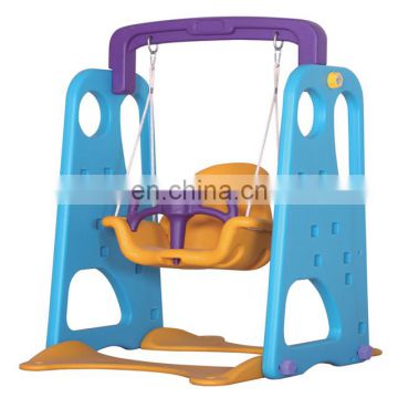 Small funny kids plastic swings slide
