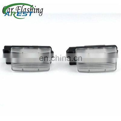 Carest 2Pcs Error Free 18 3528 SMD LED License Number Plate Light Lamps fit for INFINITI Nissan Skyline V36 G35 G37 350Z