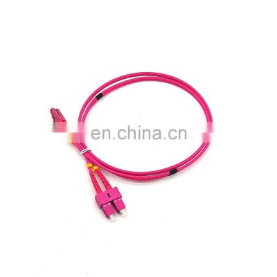 SC LC Duplex OM4 50/125 62.5/125 Fiber Optic Patch cord cordon de raccordement en fibre Fiber Jumper duplex fiber patch cord