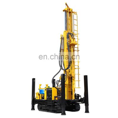 Hengwang HQZ260L borehole water well drilling rig with Hydraulic tower