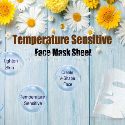 Temperature Sensitive Face Mask Sheet Or Facial Mask Fabric