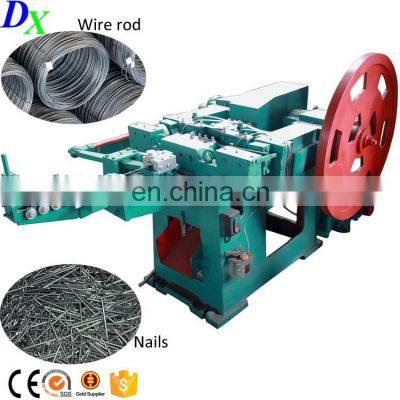 3C High speed automatic Q195 common iron wire steel nail machinery in China
