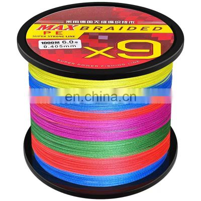 braided fishing line 6lb 150lb superline abrasion fishing line 500 meters multifilament multicolor 4