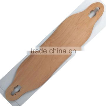 OEM wood Canadian maple or bamboo drop through longboard deck model-017