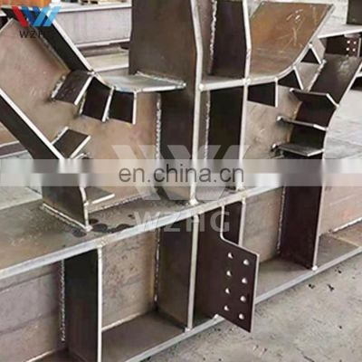 Universal  H Beam For Bridge 8 X 4 Metal  Chicken House For Layers Poultry Four Car Shed Steel Structure Frame