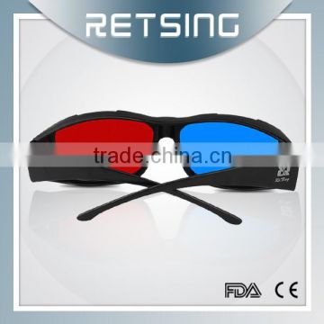 Promotional red blue 3d eyewear for movie plastic red-blue 3d glasses pictures porn 3d glasses red cyan glasses